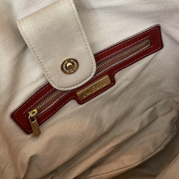 Sam Edelman Handbag Removable Leather Strap Used Twice Unique/ Statement Bag - Picture 4 of 6